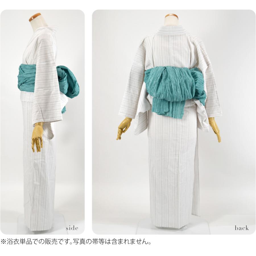 なごみや 浴衣 レディース 単品 女物 綿麻 しじら織り F 白 なごみや 浴衣 レディース 単品 女物 綿麻 しじら織り F 白