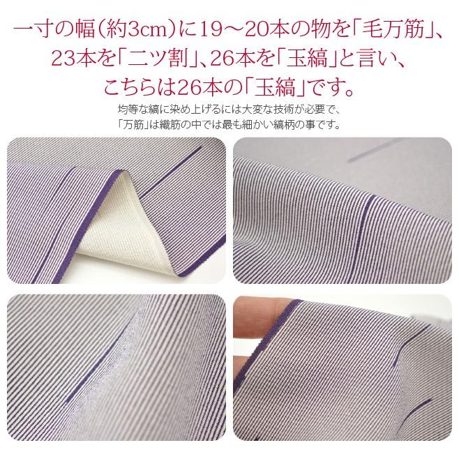 着物反物丹後ちりめん毛万筋伝統工芸師光擴監修伊勢型緑系