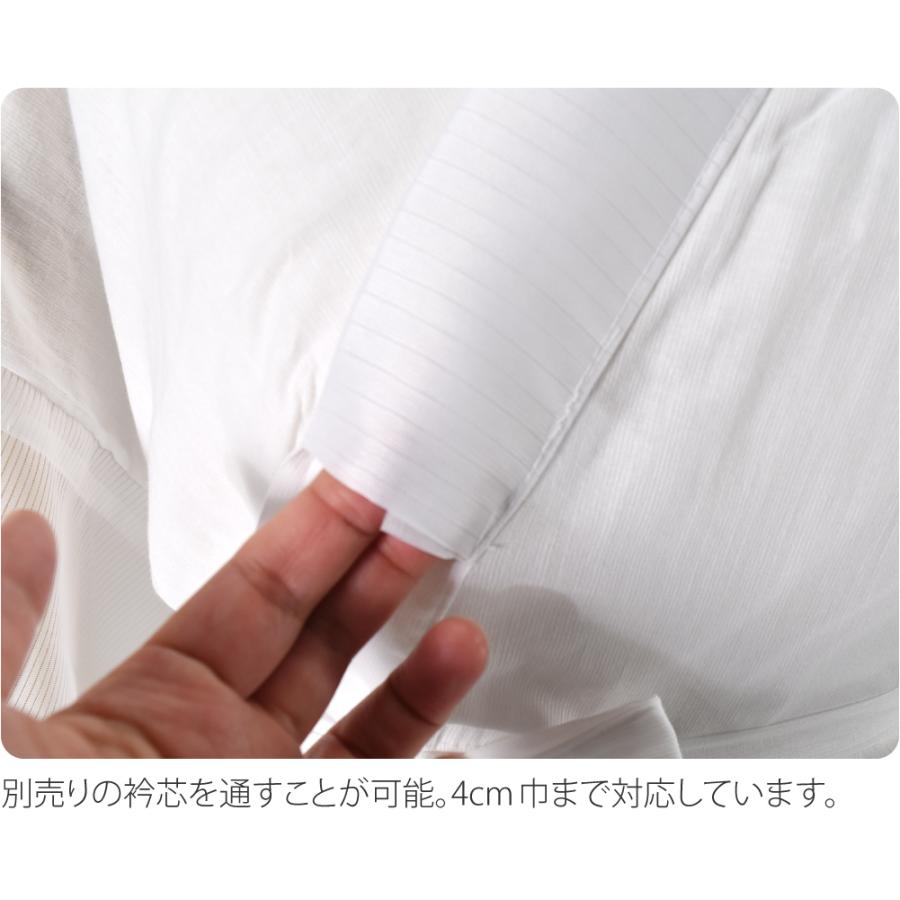 長襦袢 うそつき 襦袢 夏用 日本製 高島ちぢみ 長襦袢 スリップ 夏絽 半衿付き 肌襦袢 襦袢袖 衣紋抜き付 レディース | なごみや | 06