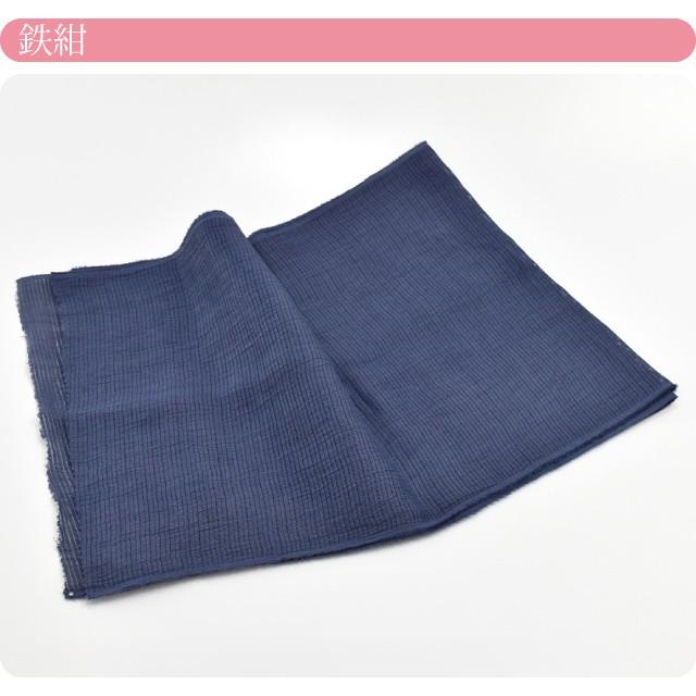 なごみや 帯揚げ 夏用 日本製 衿秀 手もみ風しぼ付 本麻帯揚げ 単色 夏