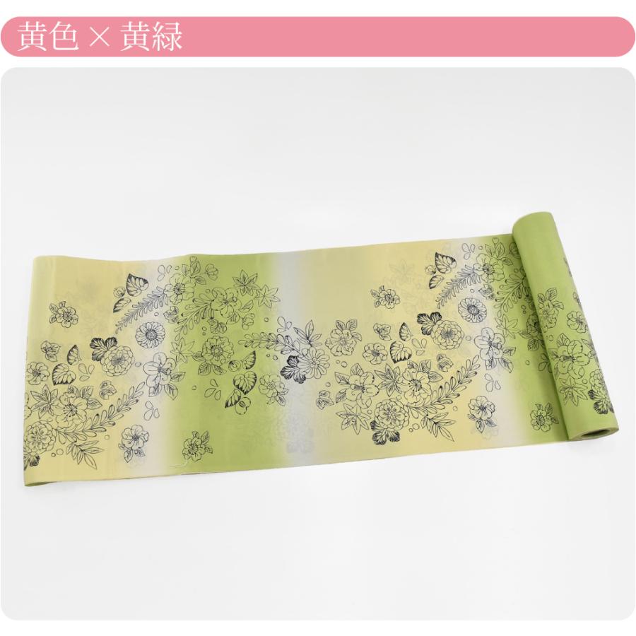 なごみや 反物 長襦袢 袷用 正絹 友禅 長襦袢地 辻が花調 小紋 紬用