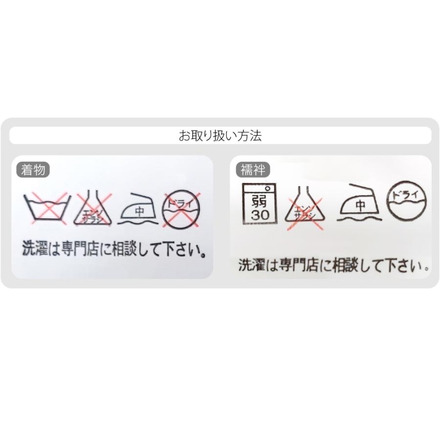 お宮参り 着物 通年用 女の子 正絹 掛け着 金彩 初着 産着 祝着 一つ身 のしめ ベビー_15