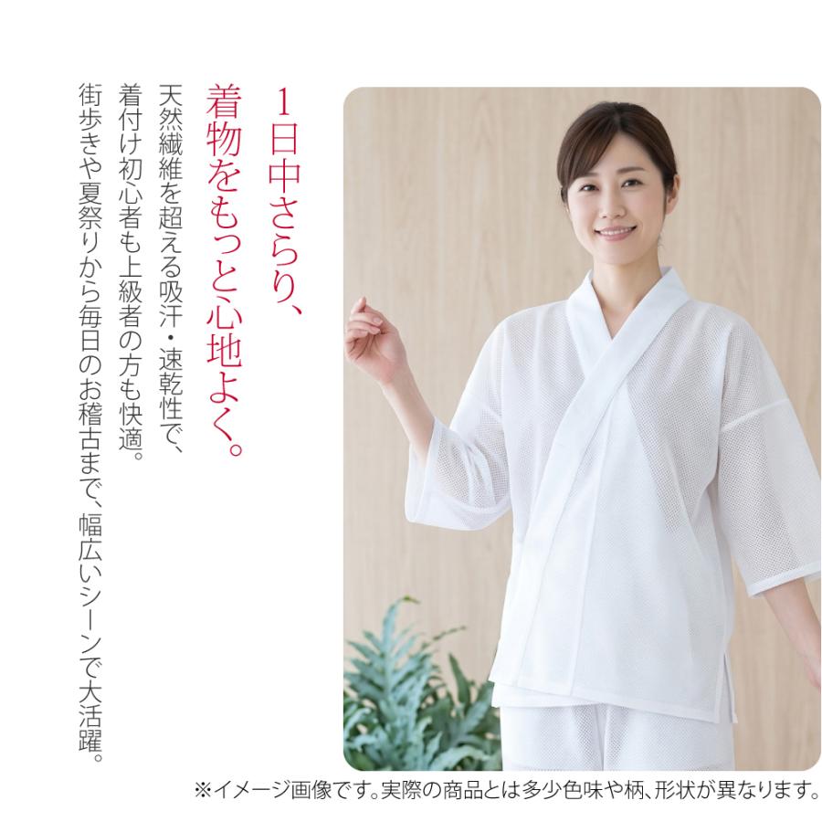 なごみや 半襦袢 うそつき 襦袢 薄物用 夏用 日本製 東レ 涼やか快適