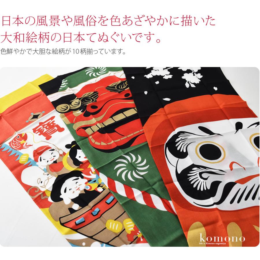 日本手ぬぐい 日本製 大和絵 手拭い 全10種 額縁 タペストリー 切りっぱなし 大人 女性 男性 着物なごみや 通販 Yahoo ショッピング
