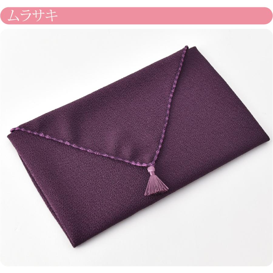 ふくさ 慶弔両用 通年用 日本製 むす美 ポリエステル ちりめん 袱紗 36