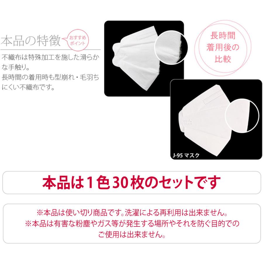 超PayPay祭 不織布 立体 マスク 血色 カラー 通年用 日本製 j95
