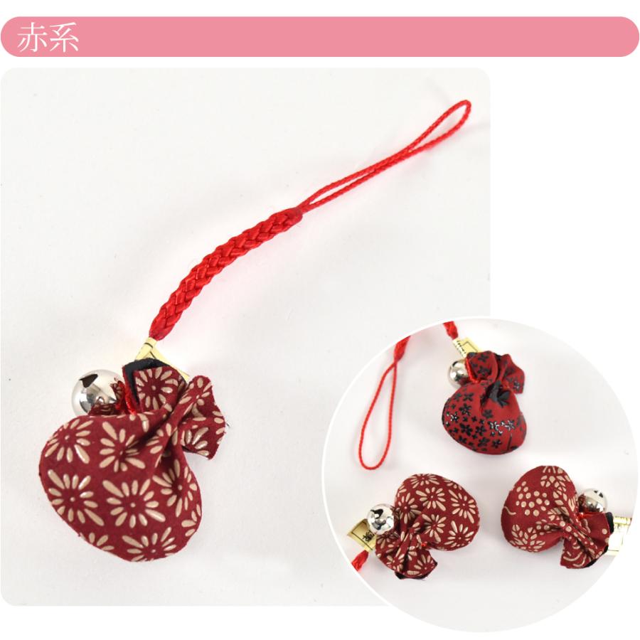 なごみや 爆買 和柄 根付け 通年用 日本製 印傳屋 根付巾着 柄お任せ