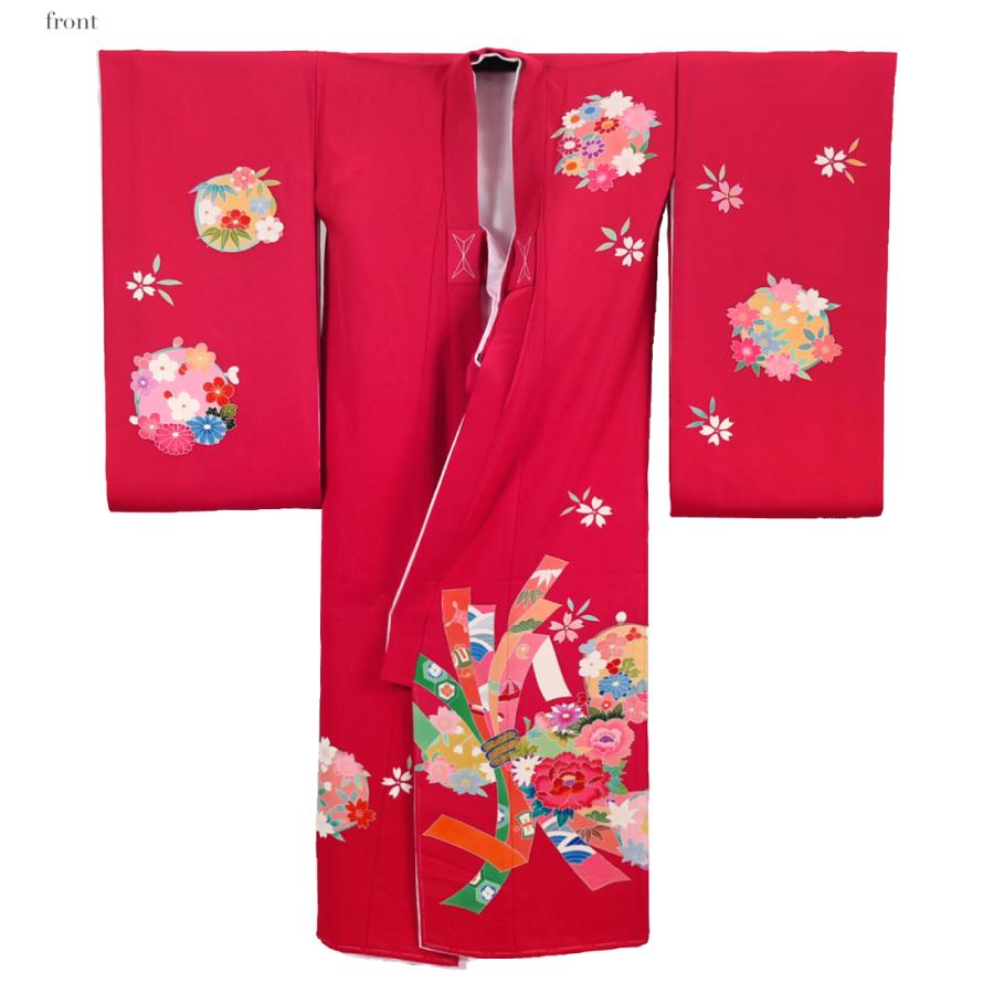 なごみや お宮参り 着物 通年用 日本製 逸品 正絹 四つ身 掛け着