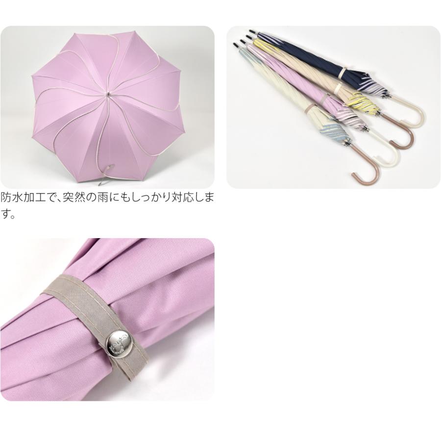 なごみや 晴雨兼用 日傘 雨傘 because 長傘 PUバイカラー なごみや 晴雨兼用 日傘 雨傘 because 長傘 PUバイカラー