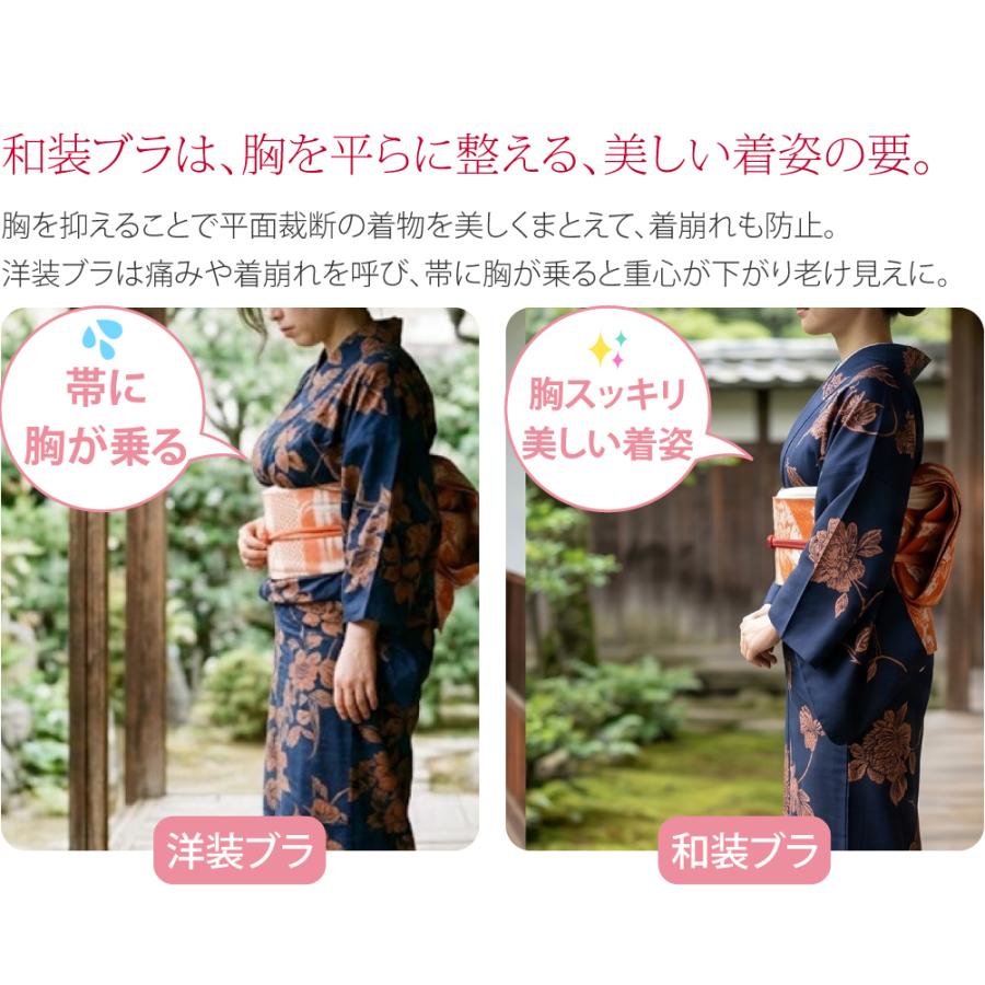 なごみや 和装ブラタンクトップ 薄物用 夏用 しとや華 COOL 接触冷感