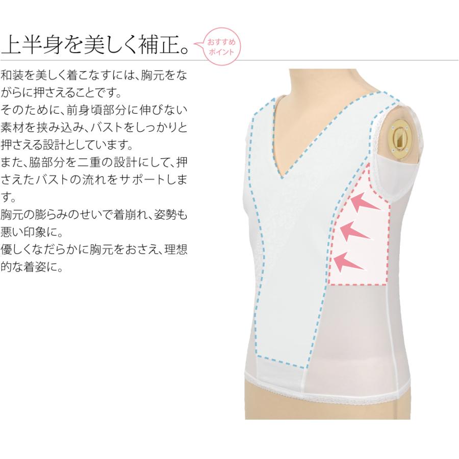 なごみや 和装ブラタンクトップ しとや華 COOL 接触冷感 和装