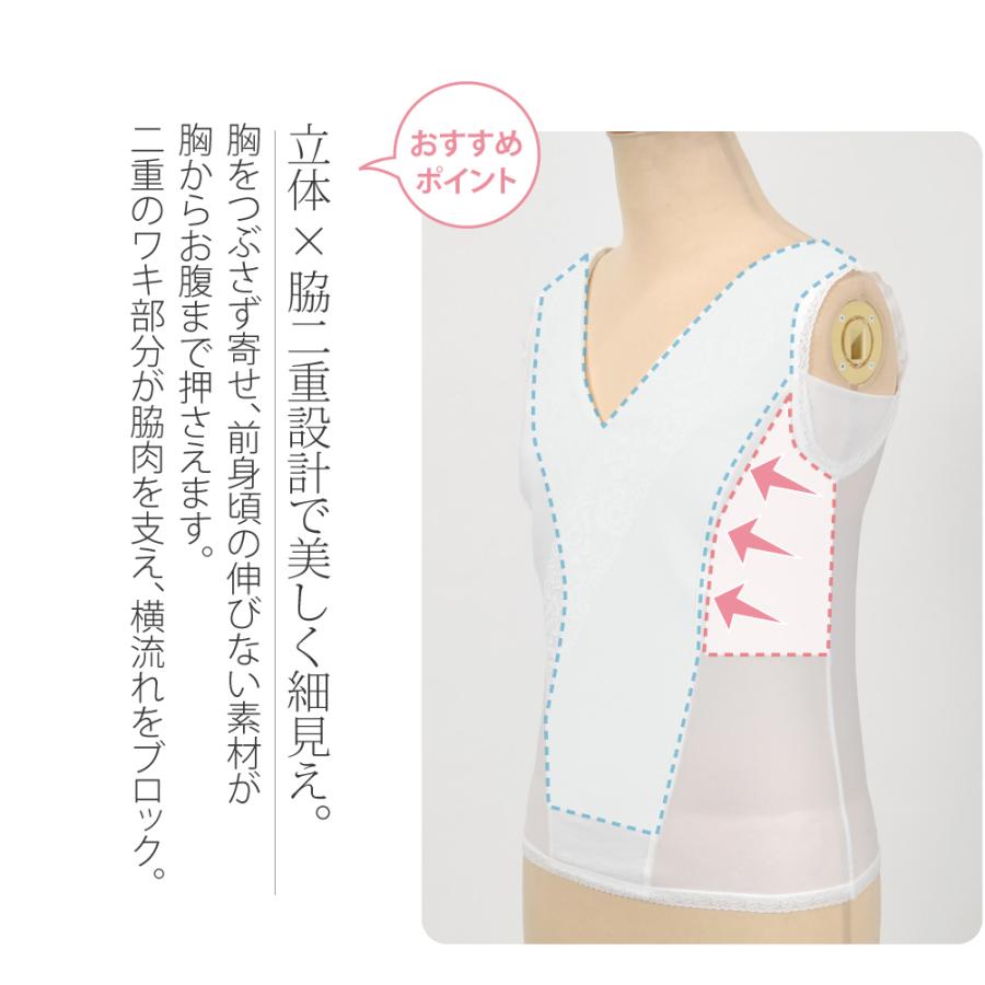 なごみや 和装ブラタンクトップ 薄物用 夏用 しとや華 COOL 接触冷感