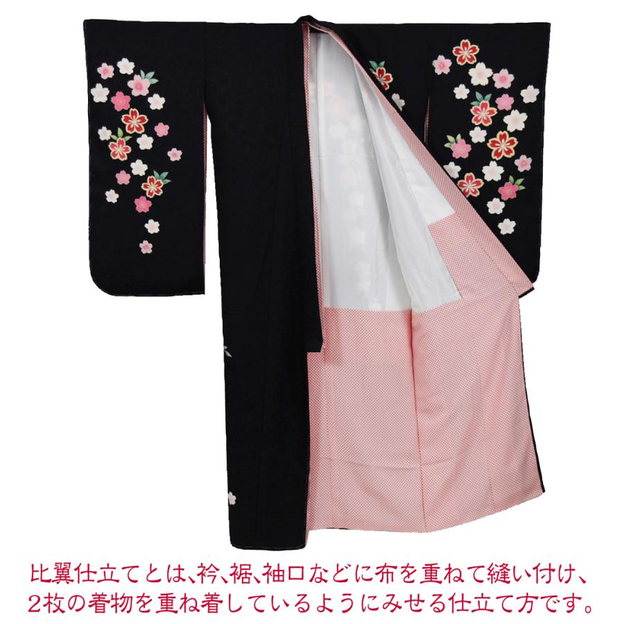 なごみや 七五三 着物 7歳 日本製 逸品 正絹 大四つ身 手描き なごみや 七五三 着物 7歳 日本製 逸品 正絹 大四つ身 手描き