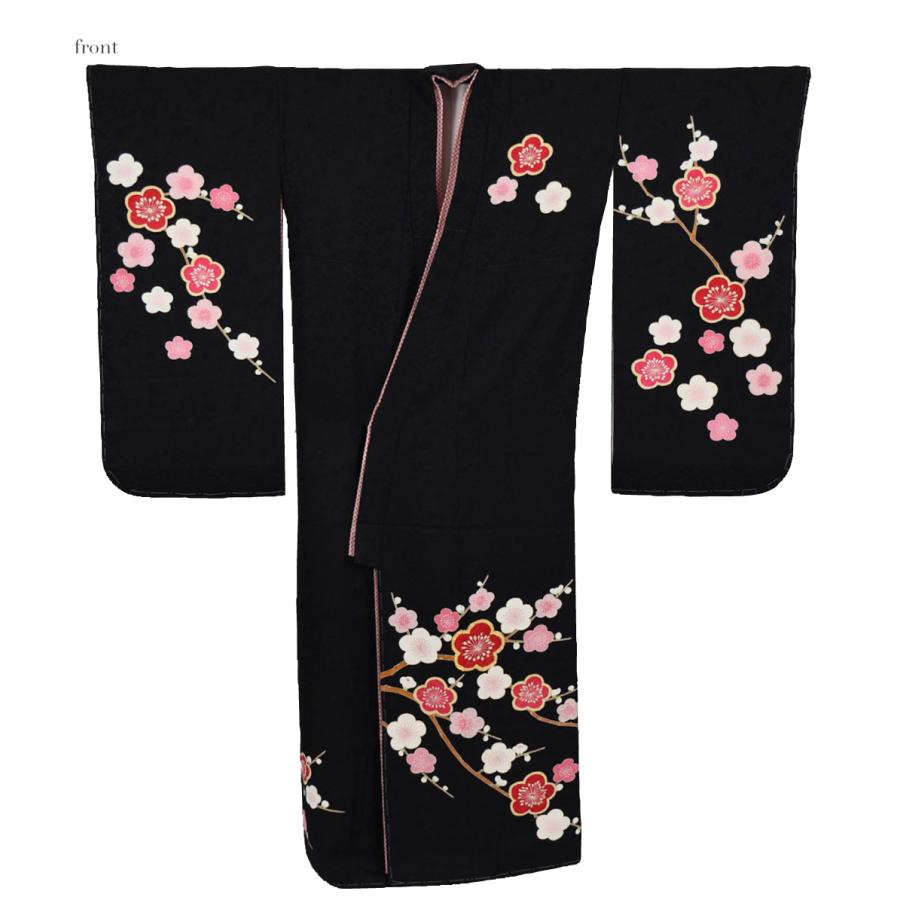 新品 未仕立て 正絹 四ツ身 七五三 七歳お祝い着 手描き友禅 ちりめん