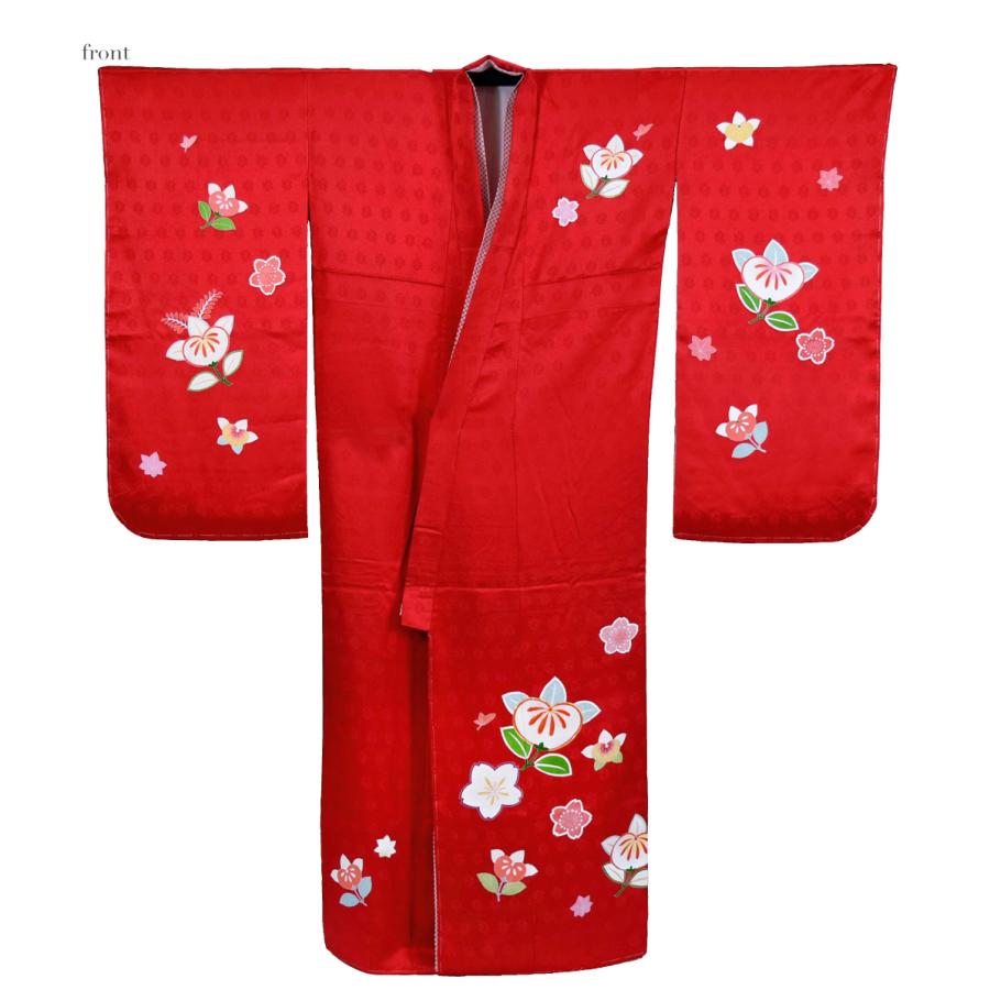 なごみや 七五三 着物 7歳 袷用 日本製 逸品 正絹 大四つ身 手描き友禅