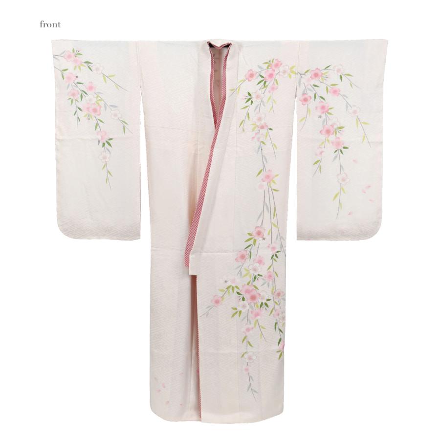 最終価格♪︎ 未使用品　 華やかな手書き友禅訪問着　正絹　袷　七五三 お宮参り なごみや 七五三 着物 7歳 袷用 日本製 逸品 正絹 大四つ身 手描き友禅