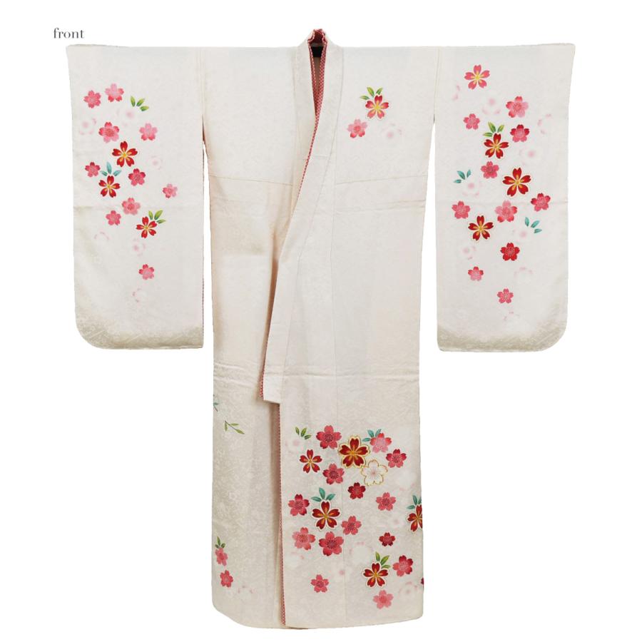 なごみや 七五三 着物 7歳 袷用 日本製 逸品 正絹 大四つ身 手描き友禅