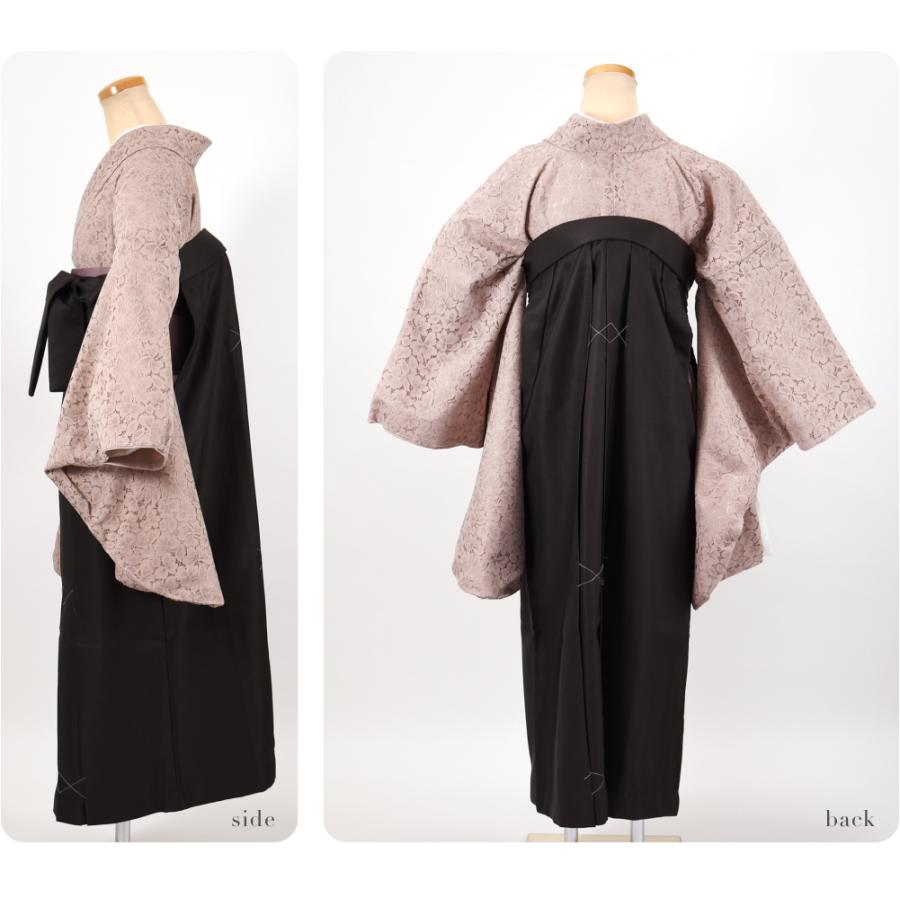 なごみや 卒業式 袴 セット 袷用 レース着物 卒業袴 4点セット 大学生