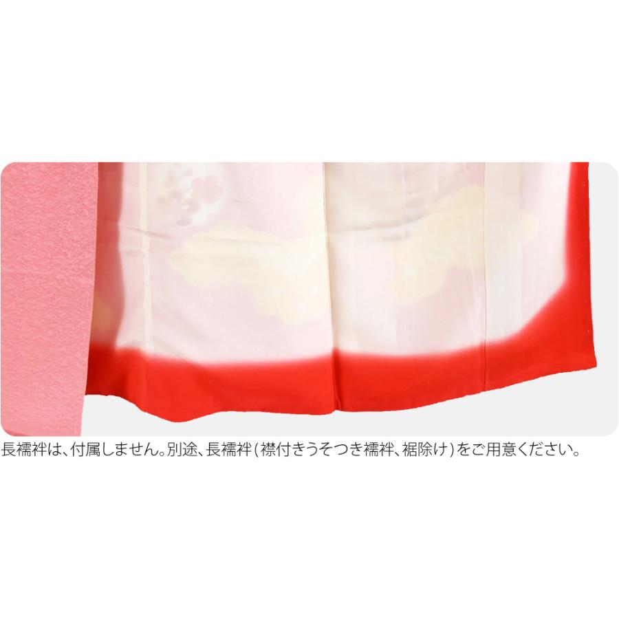 なごみや 七五三 着物 7歳 袷用 日本製 逸品 正絹 大四つ身 手描き友禅