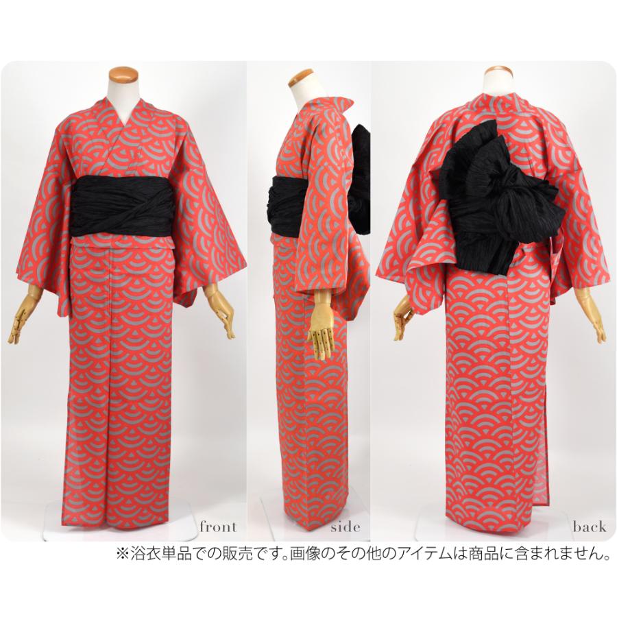 なごみや 浴衣 レディース 単品 夏用 WASOUL 花緒日和 綿紅梅 浴衣