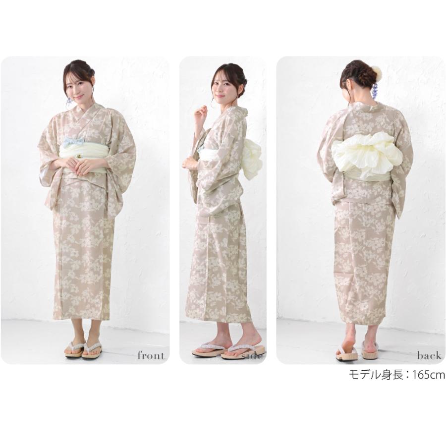 なごみや 浴衣 レディース 単品 薄物用 夏用 女物 2WAY キャミ