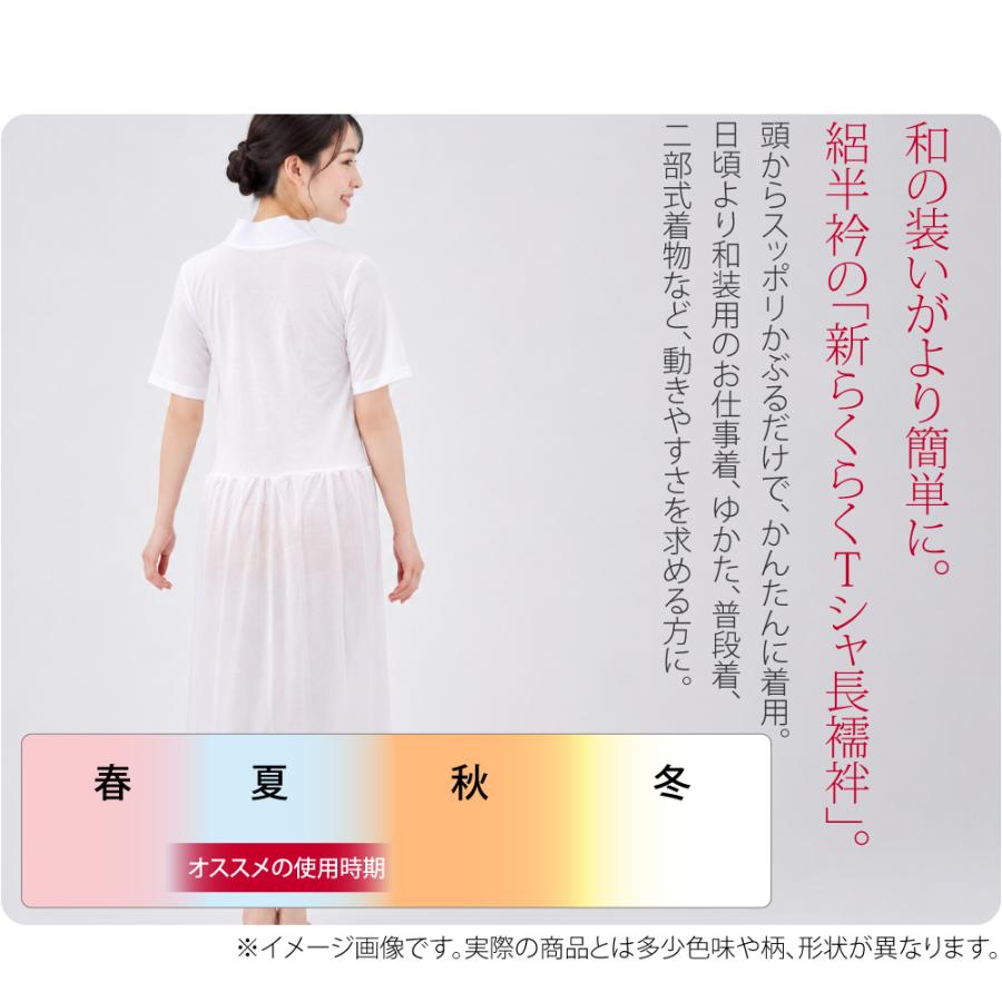 なごみや 長襦袢 うそつき 襦袢 薄物用 夏用 日本製 女物 夏絽 洗える