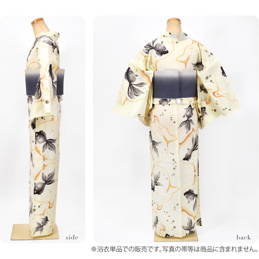 新品★未使用 日本製生地 浴衣 プレタ 高級ゆかた 綿 麻 なごみや 浴衣 レディース 単品 薄物用 夏用 日本製 訳あり 高級