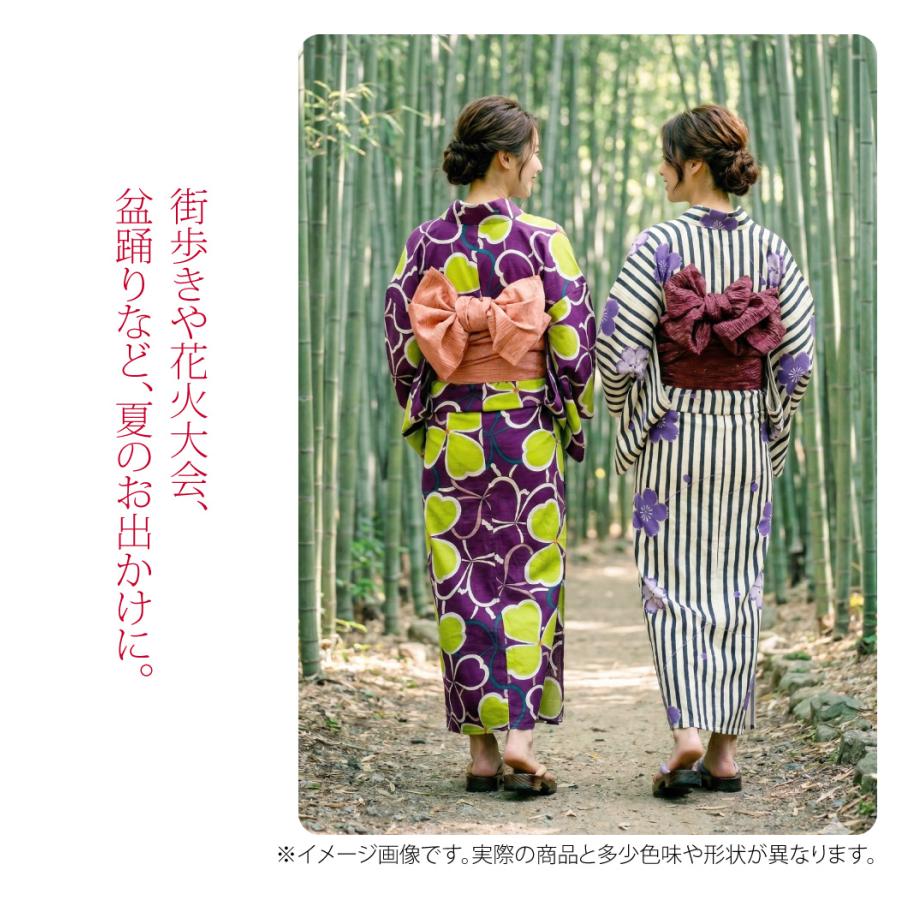 なごみや 浴衣 セット レディース 薄物用 夏用 レトロモダン 浴衣