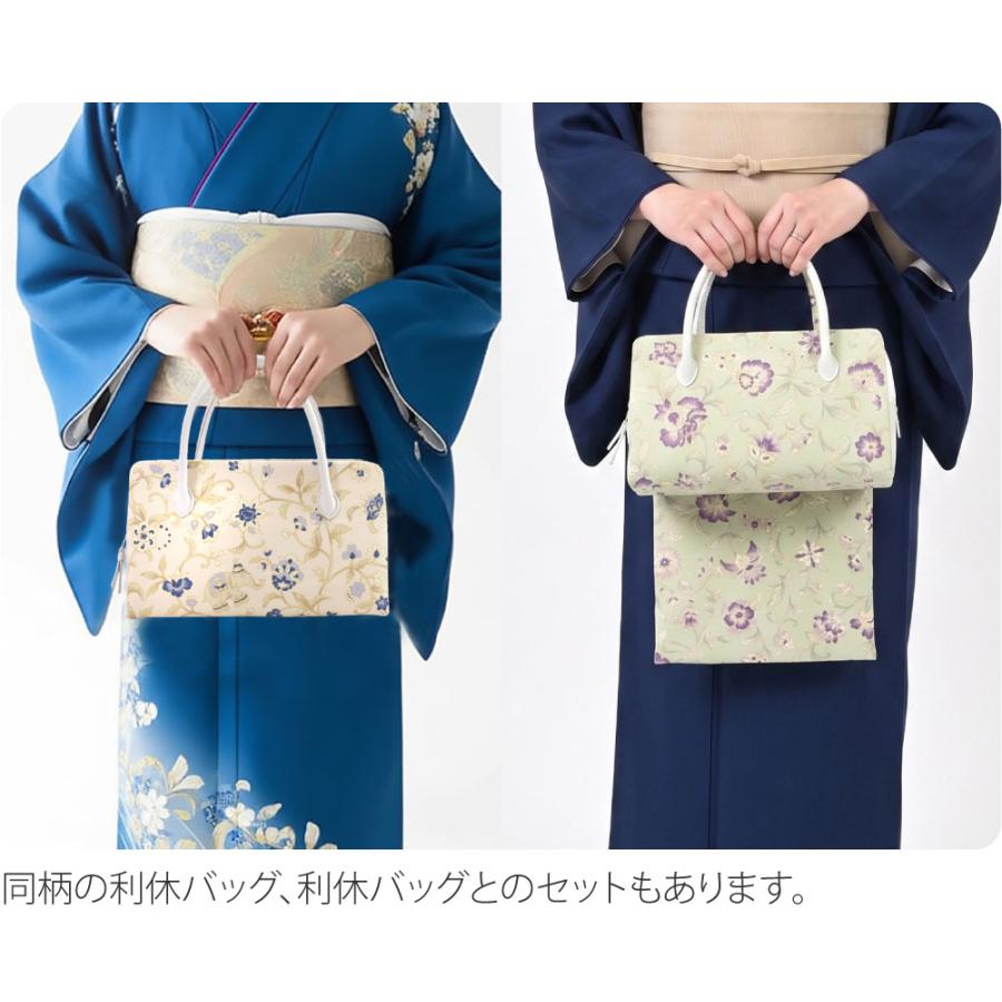 なごみや 爆買 和装バッグ フォーマル 通年用 日本製 WASOUL 岡重 正絹