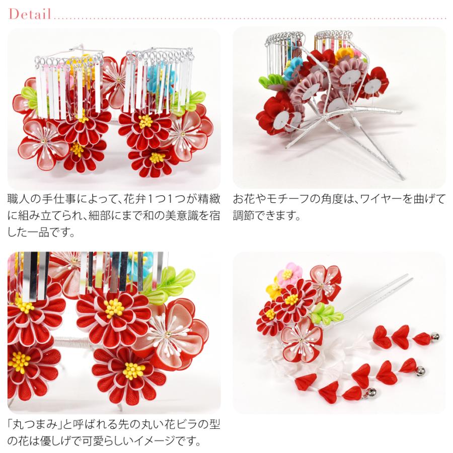 正絹☆やさしげなパステルトーンの花々の舞が清らか＆フェミニンな7歳