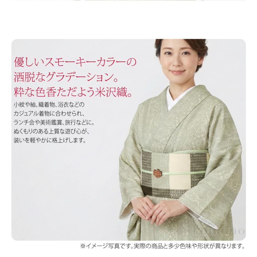爆買 半幅帯 正絹 通年用 日本製 宝来屋 米沢織 四寸 単帯 絹100% 胡蝶 長尺 半巾帯 細帯 小紋 紬 袴下 浴衣 帯 だけ レディースの画像