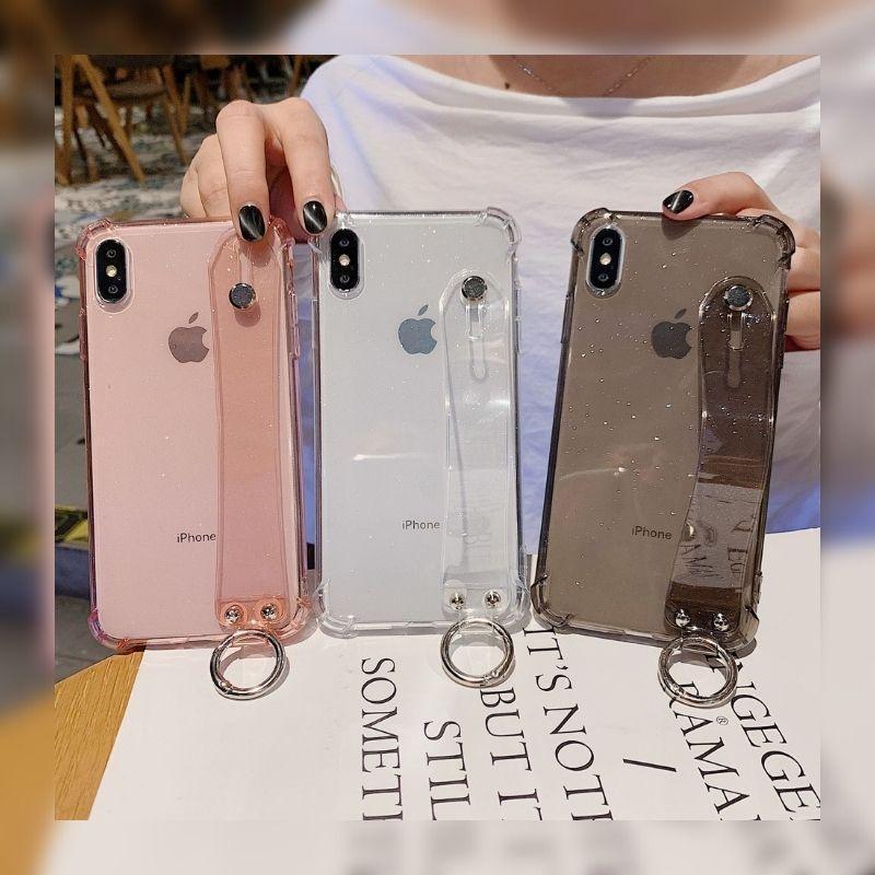 iPhone 15 シリーズ ケース ベルト付き クリアケース TPU 透明ケース