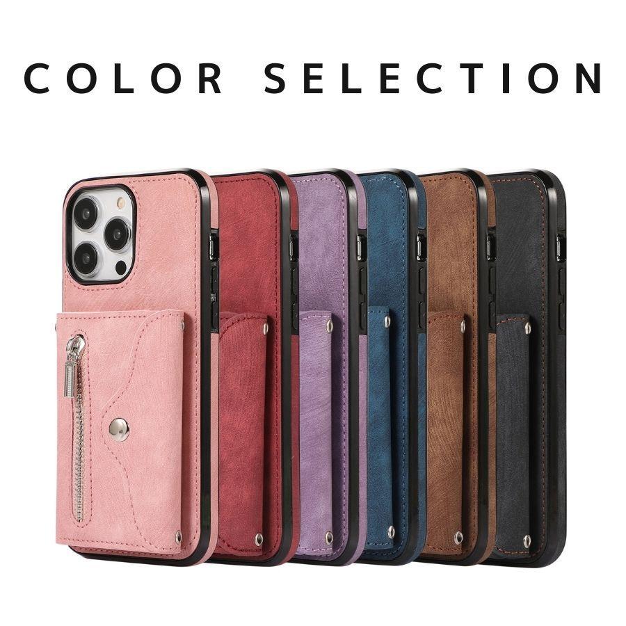 iPhone ケース 背面収納 15 カード収納 Plus 拡張 Pro ストラップ