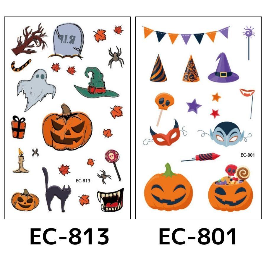 ハロウィン タトゥーシール 大人子供兼用 使い捨て 仮装 衣装 小物 おもちゃ ホビー ゲーム パーティー イベント用品 販促品 ハロウィン用品 送料無料 |  | 01