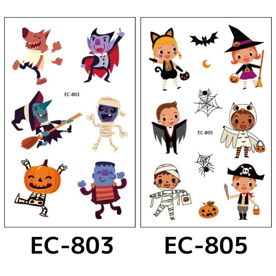 ハロウィン タトゥーシール 大人子供兼用 使い捨て 仮装 衣装 小物 おもちゃ ホビー ゲーム パーティー イベント用品 販促品 ハロウィン用品 送料無料 |  | 02
