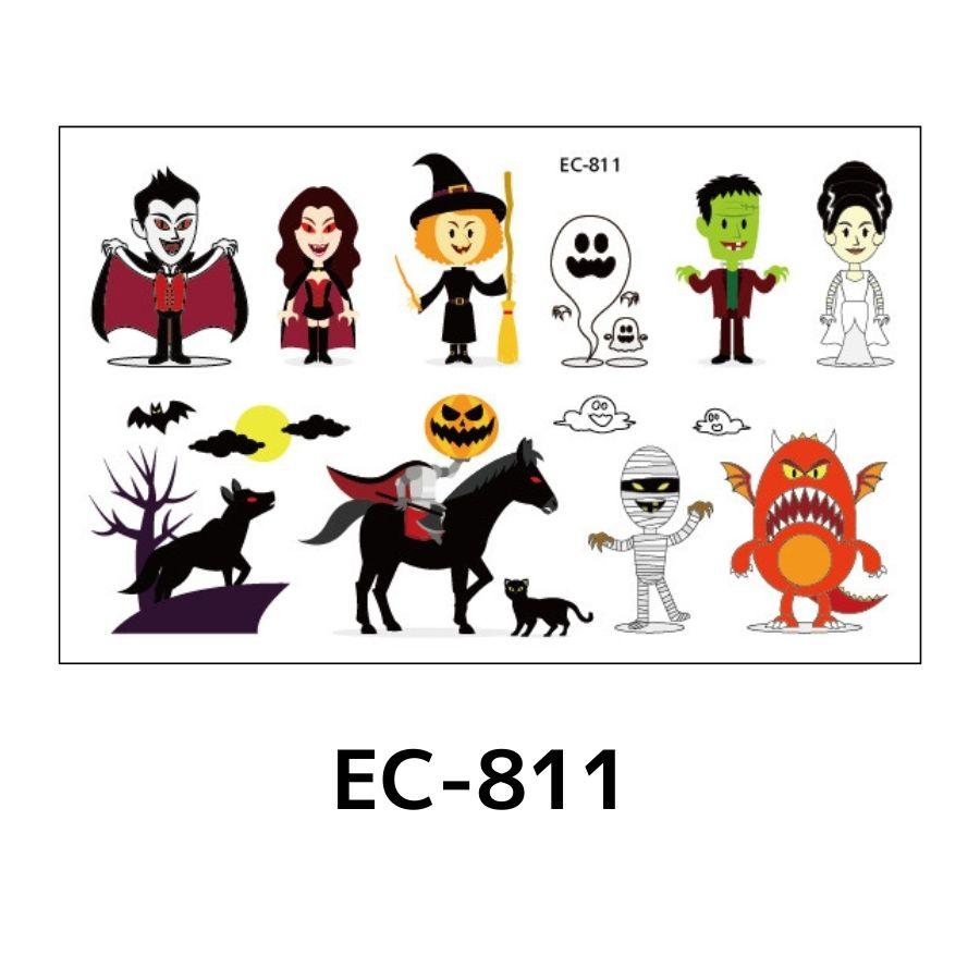 ハロウィン タトゥーシール 大人子供兼用 使い捨て 仮装 衣装 小物 おもちゃ ホビー ゲーム パーティー イベント用品 販促品 ハロウィン用品 送料無料 |  | 08