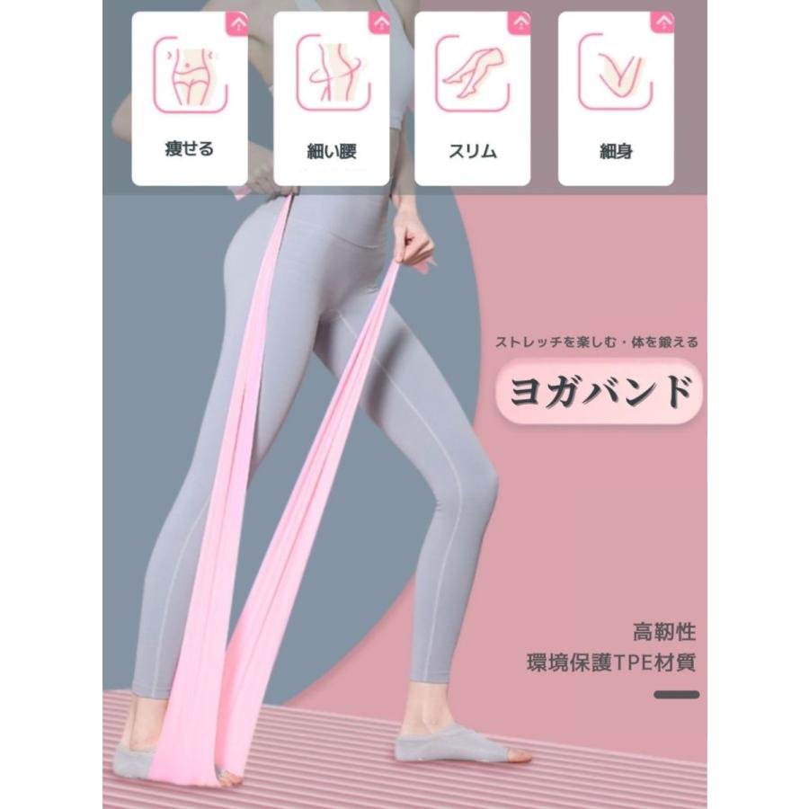 3枚セット】トレーニングチューブ エクササイズバンド ヨガバンド