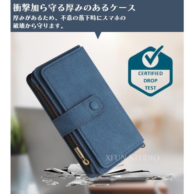 iPhone 全シリーズケース iPhone15 手帳型 ケース カード 収納 財布型 iPhone 16E ケース 大容量 ストラップ ファスナー 小銭入れ ベルト付き iPhone 17 ケース |  | 10