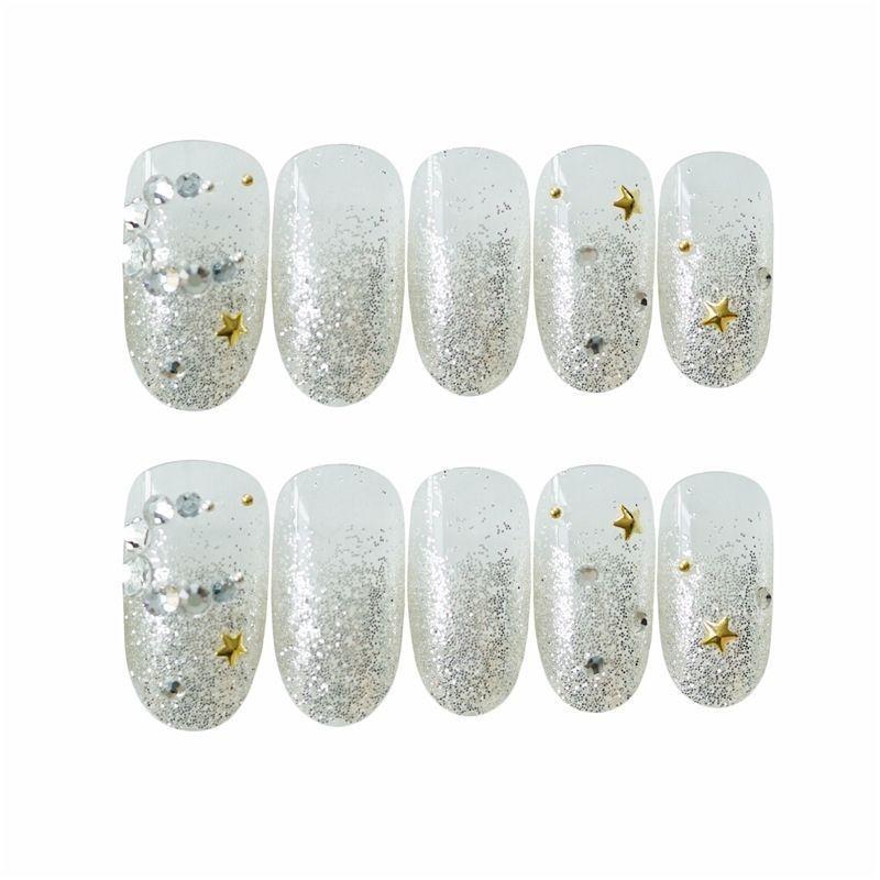 ネイルチップ 爪チップ クリア 透明 ウエディング 結婚式 成人式 ネイルシール チップ つけ爪 女子 レーディス 人気 キラキラ おしゃれ カワイイ 送料無料 Na012 南国sun 通販 Yahoo ショッピング