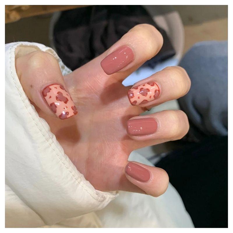 ネイルチップ 豹柄 長い つけ爪 ネイル チップ ロング 貼るネイル 付け爪 ヒョウ柄