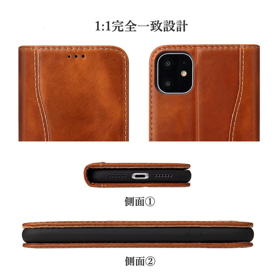 iphone15 手帳型ケース本革 マグネット式 iPhone 12 13 14 Pro Xs max