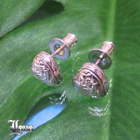 ハワイアンジュエリーLONO Studs Heart Earrings