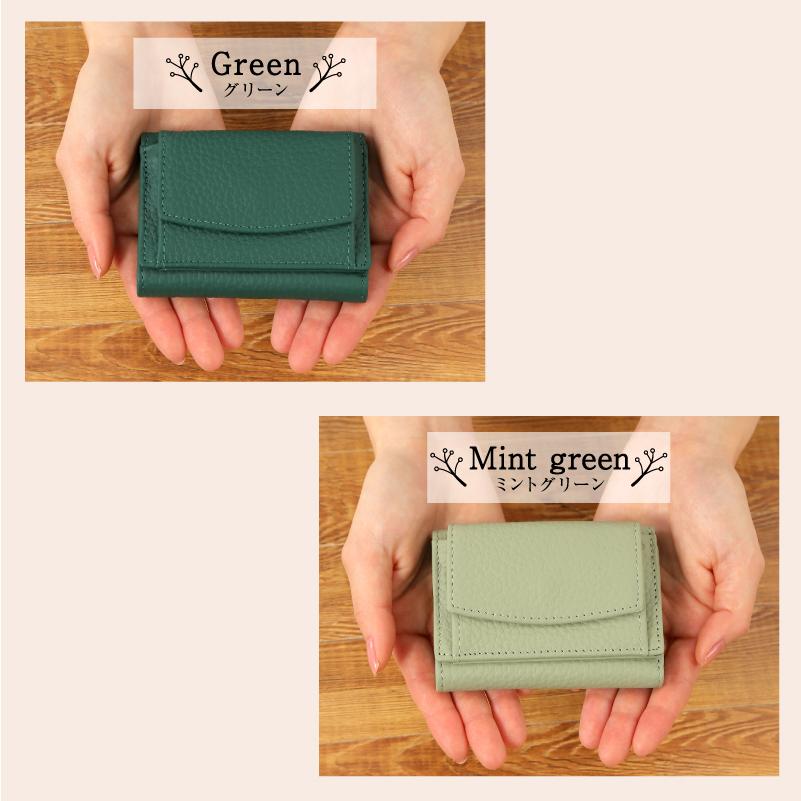 ミニ財布 レディース 財布 三つ折り 牛革 メンズ コンパクト 小さい