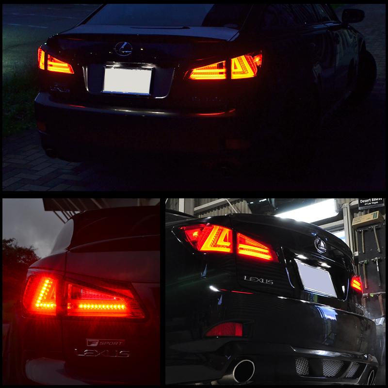 LEXUS GSE USE 20 IS / ISF 現行ルック ファイバー LED テールランプ