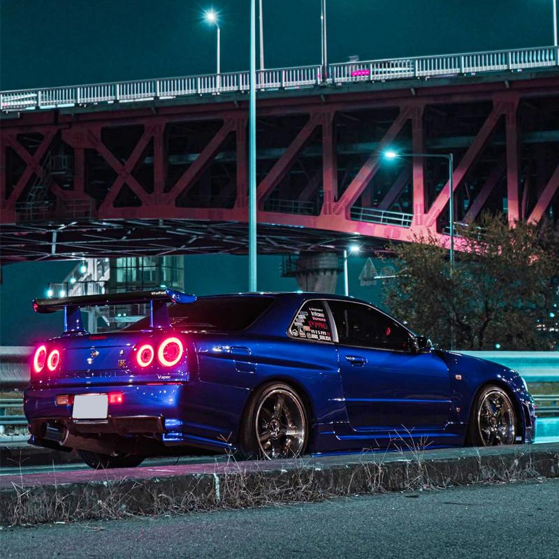 34 R34 スカイライン GT GT-R 2ドア クーペ BNR ENR ER HR ファイバー