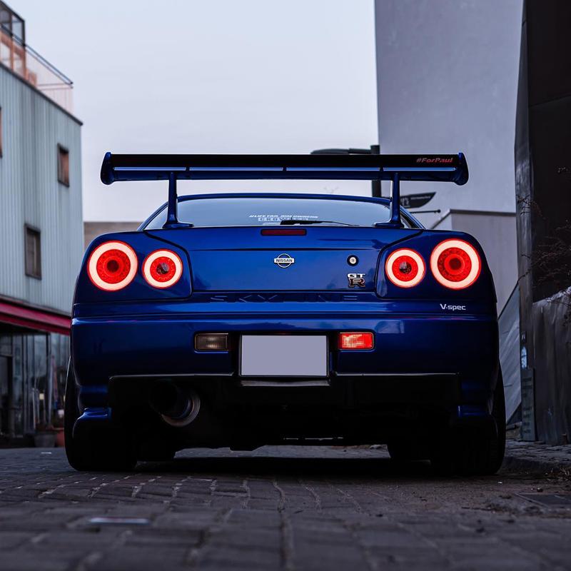 日産 スカイライン R34 純正 テールランプ 2ドア クーペ 25GT 34 R34 スカイライン GT GT-R 2ドア クーペ BNR ENR ER HR