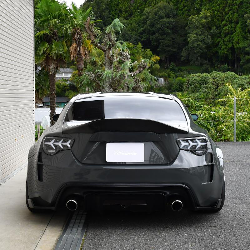 ZN6 ZC6 86 BRZ ファイバー LED テールランプ V3 ブラック / クリアー