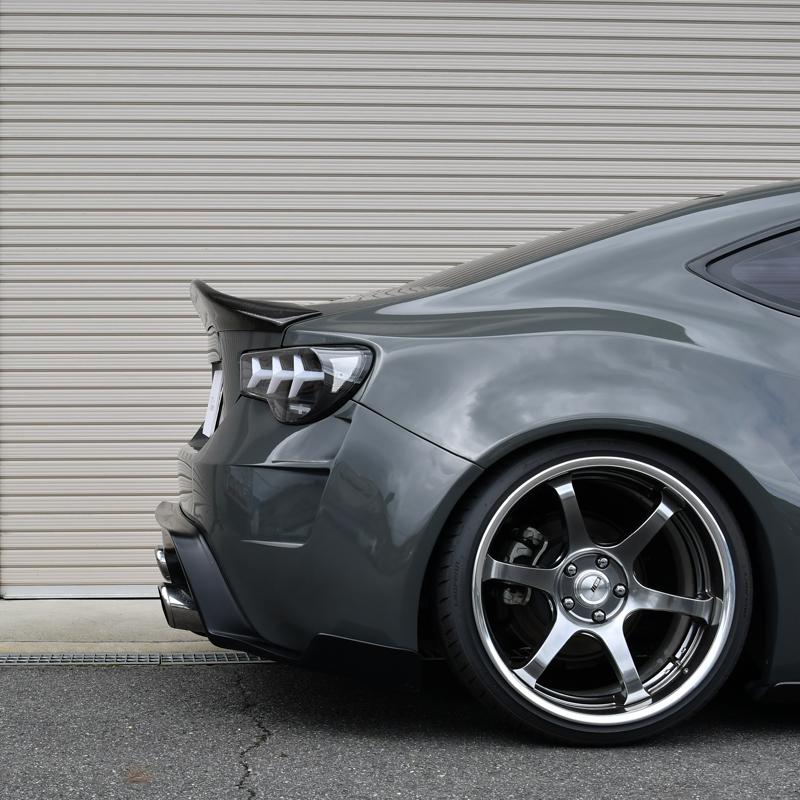 ZN6 ZC6 86 BRZ ファイバー LED テールランプ V3 ブラック / クリアー