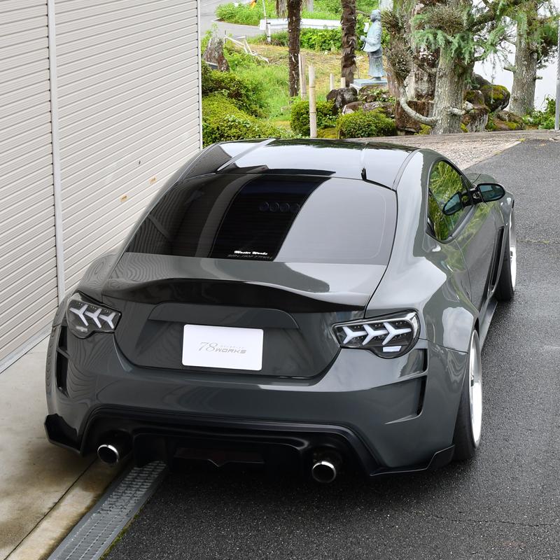 zn6 86 zc6 78ワークス　テールレンズ ZN6 ZC6 86 BRZ ファイバー LED テールランプ V3 ブラック 流れる