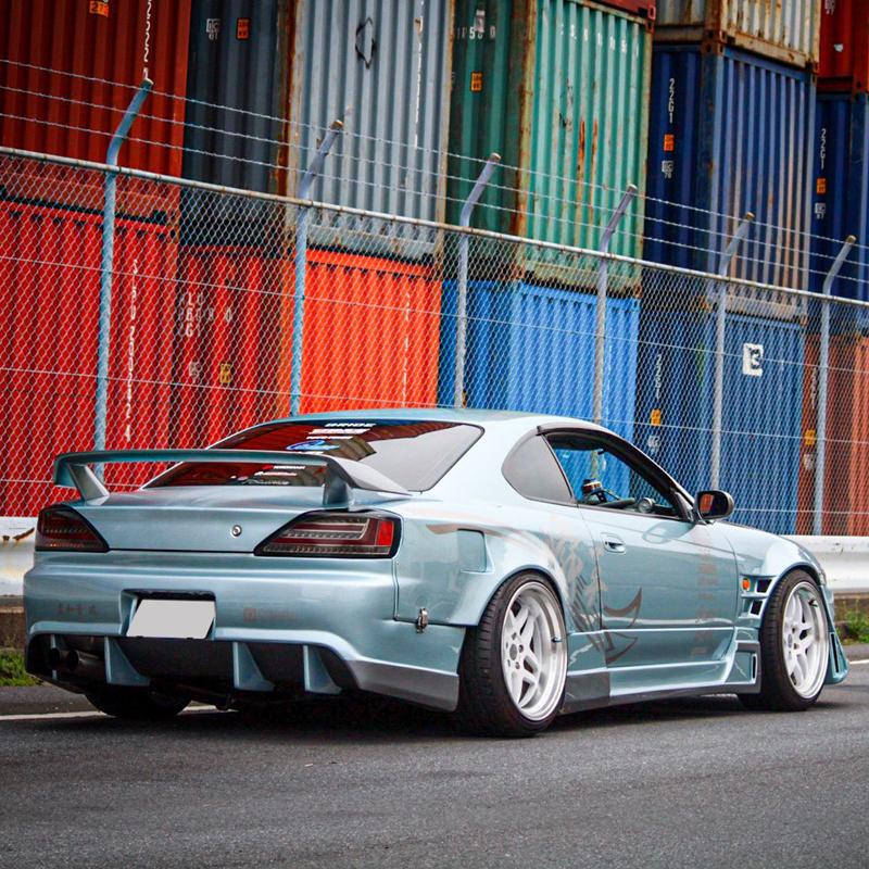 S15 シルビア ヴァリエッタ ファイバー LED テールランプ スモーク